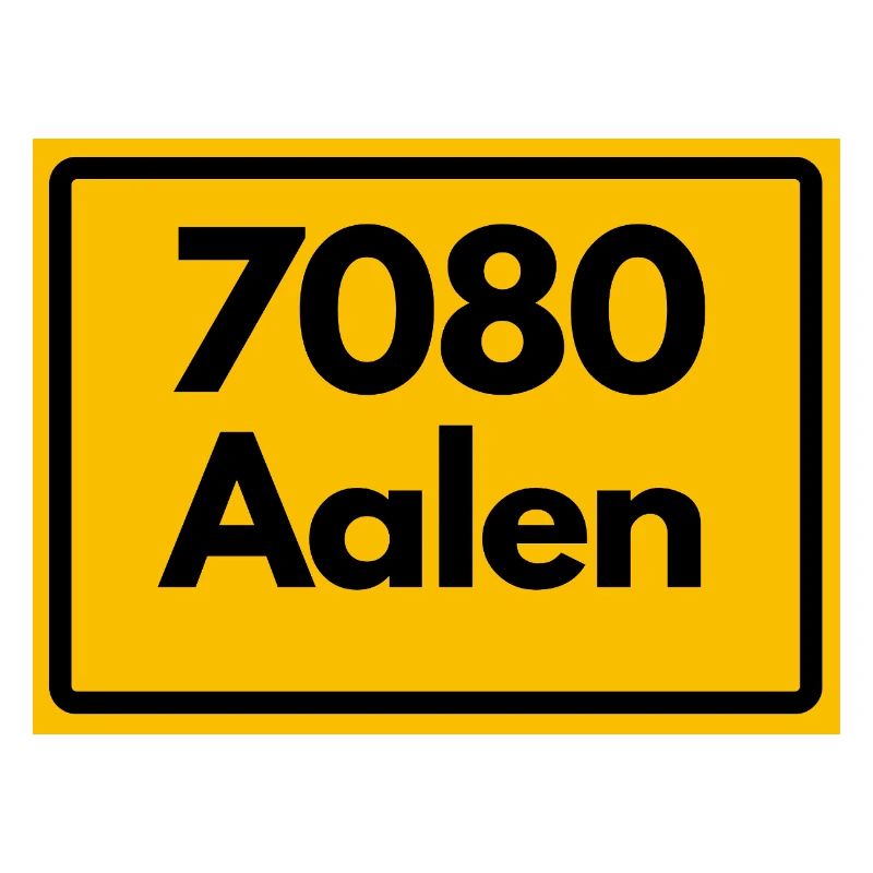 OLD POSTCODE ZIP CODE RETRO 7080 AALEN HEIMATSTOLZ