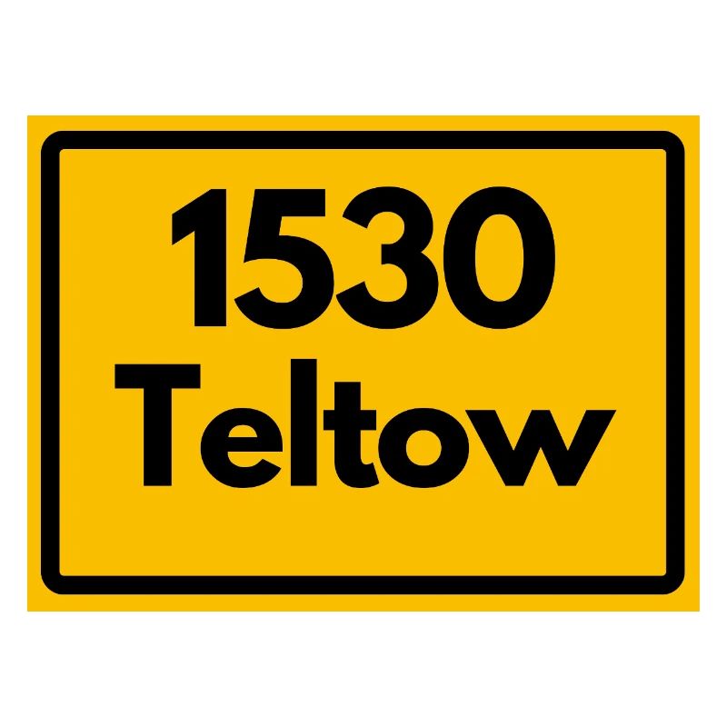 OLD POSTCODE POSTCODE RETRO 1530 TELTOW HEIMAT
