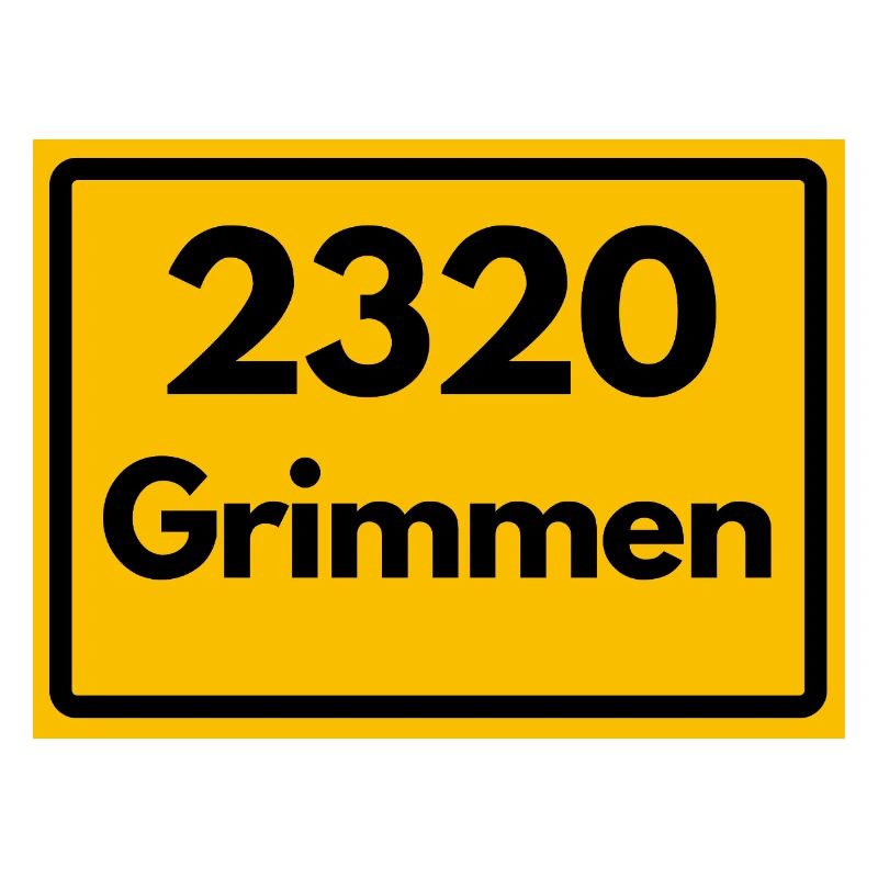 OLD POSTCODE POSTCODE RETRO 2320 GRIMMEN HEIMAT