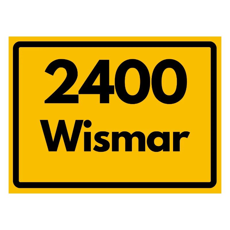 ANCIEN CODE POSTAL RETRO 2400 WISMAR HEIMAT