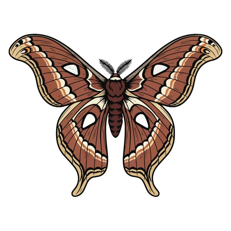 Papillon Polypheme Moth Saturnie Wing Tattoo