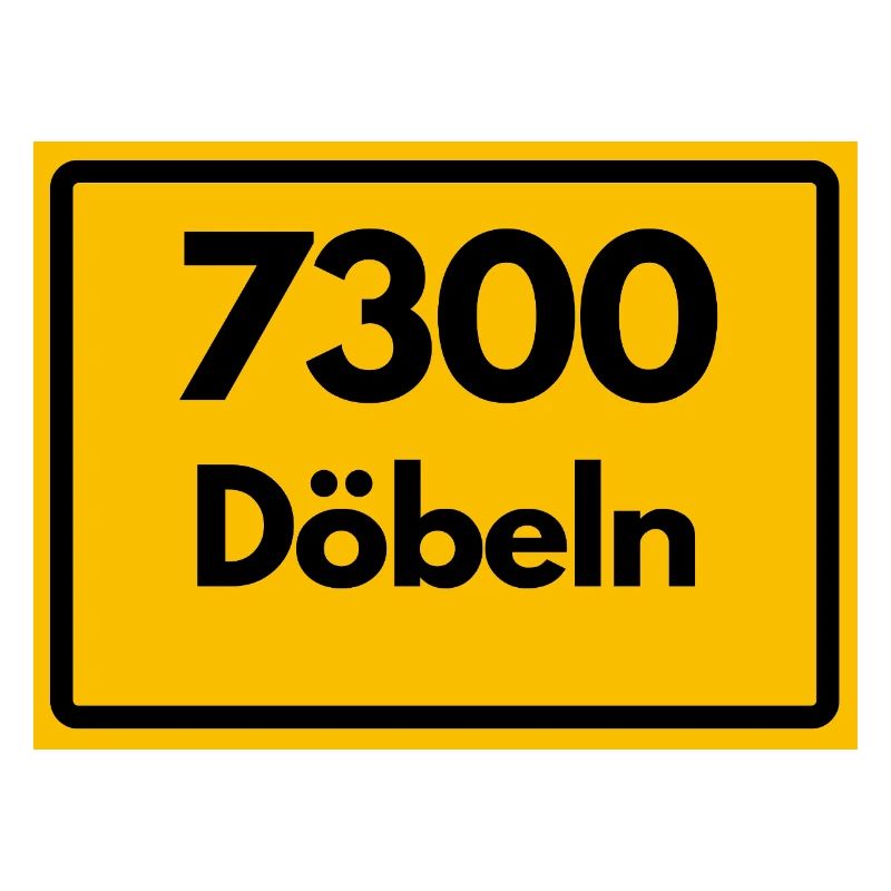 ANCIEN CODE POSTAL 7300 DÖBELN SAXE, DDR OSTALGIE