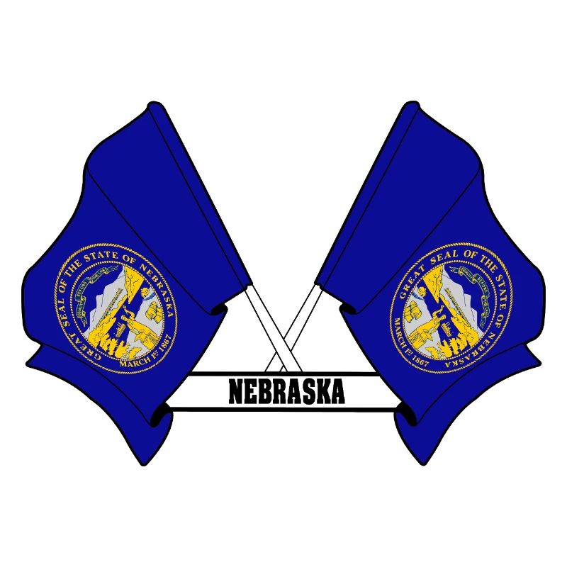 texte des petits drapeaux NEBRASKA