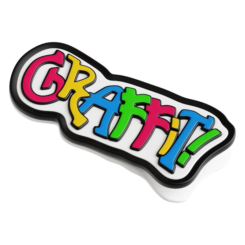 Graffiti lettering 3d effect