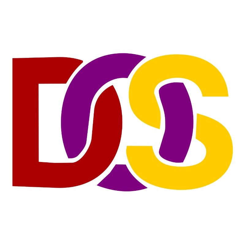 Retro MS DOS Logo