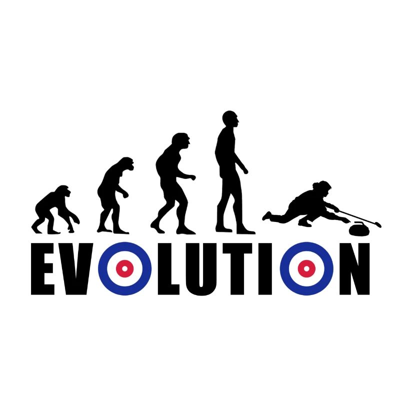 EVOLUTION CURLING Eisstockschießen Geschenk Winter