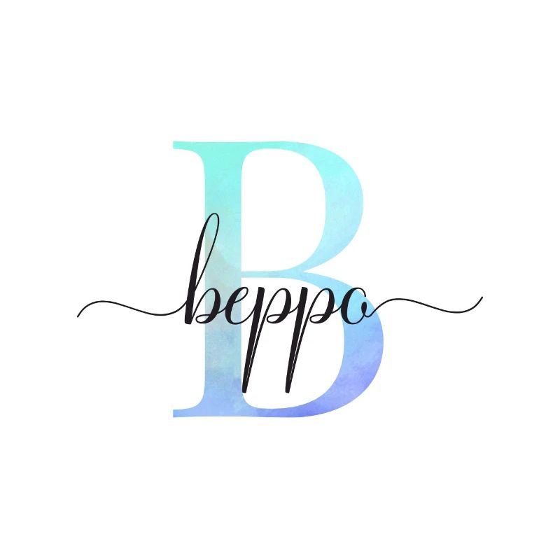 B| Monogramme | Nom | Beppo | Aquarelle