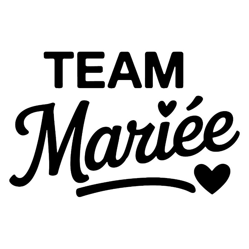 Team Mariée design EVJF élégant 