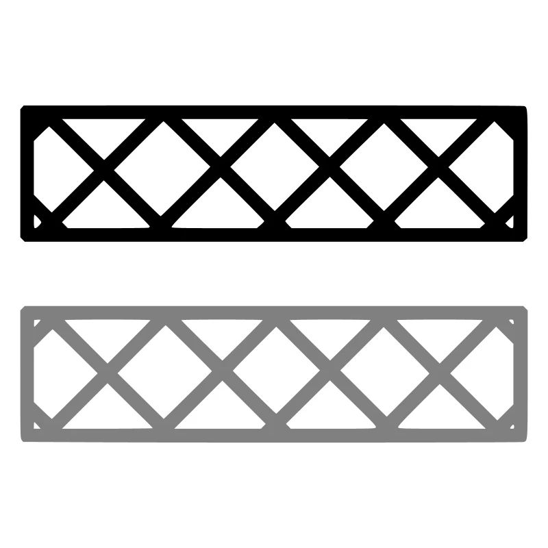 Fence Grid Pattern Frame