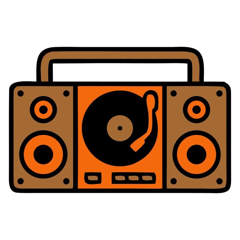 Retro Boombox Ghettoblaster 80er