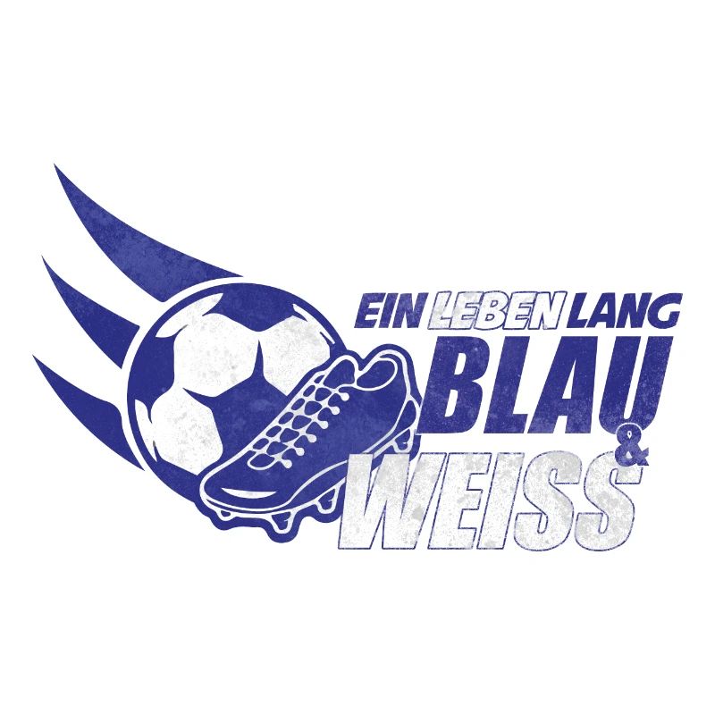 Blau & Weiss ein Leben Lang Geschenkidee