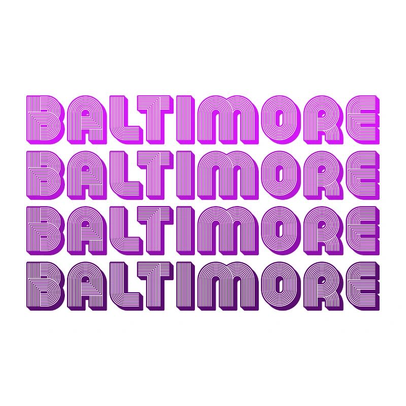 Baltimore Neon Raster