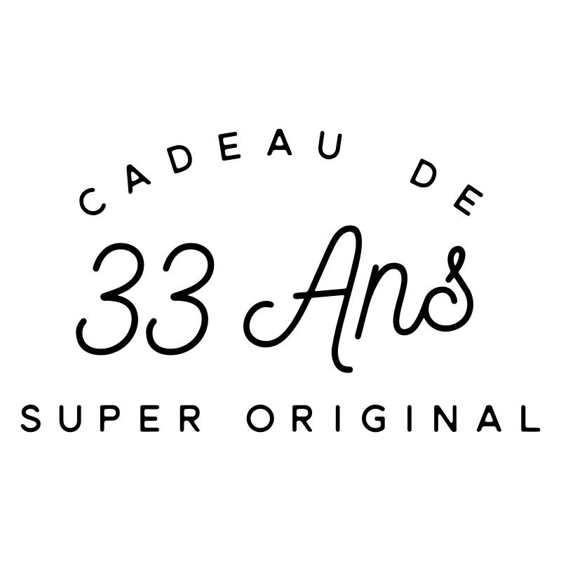 Cadeau 33 ans