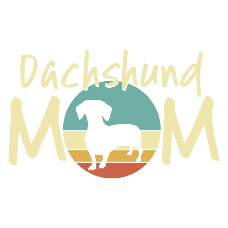 Dackel Mond Mutter Design