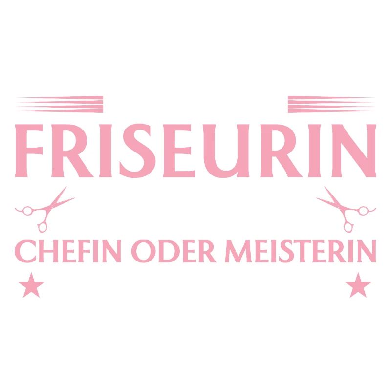 Friseurin Chefin oder Meisterin