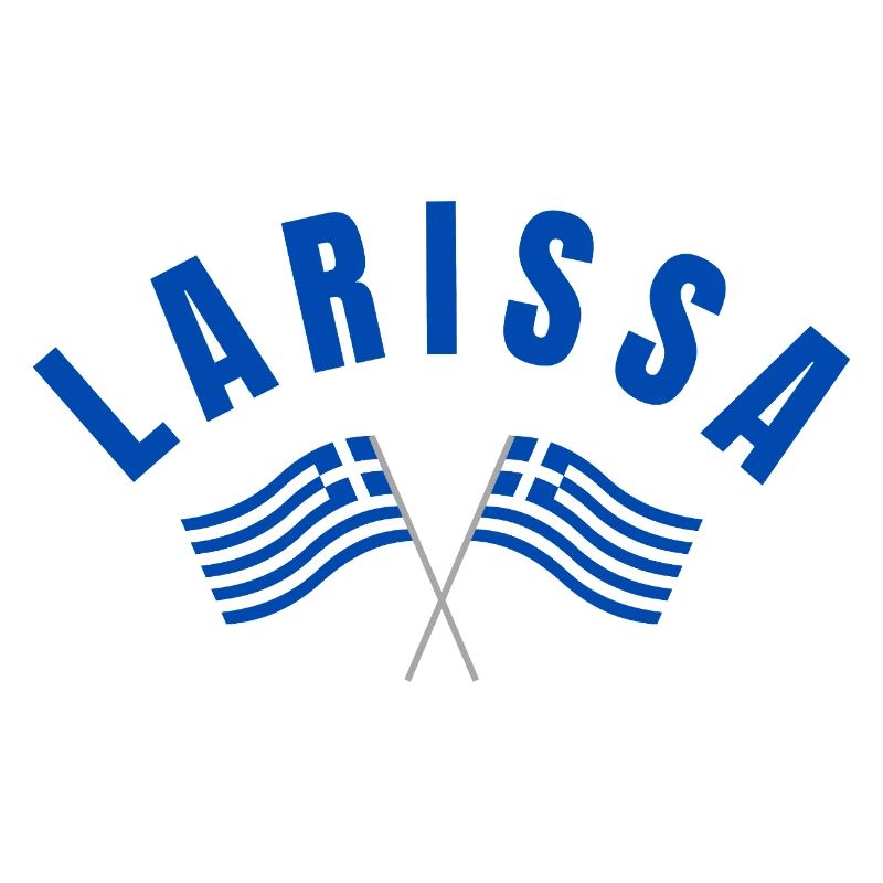 Drapeaux grecs de Larissa