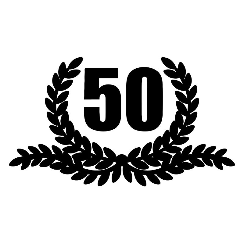 Laurel wreath 50 YEARS