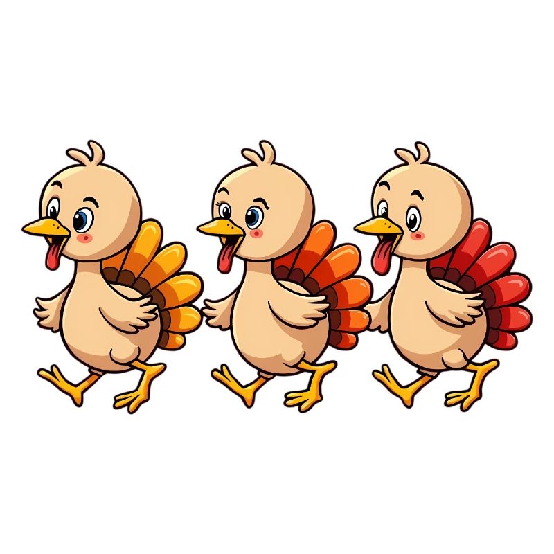 Bébé dinde de Thanksgiving