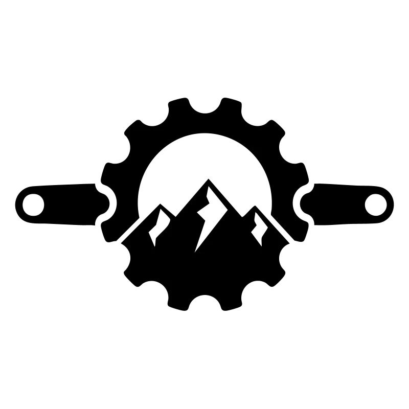 Crank Mountain – MTB Chainring Logo
