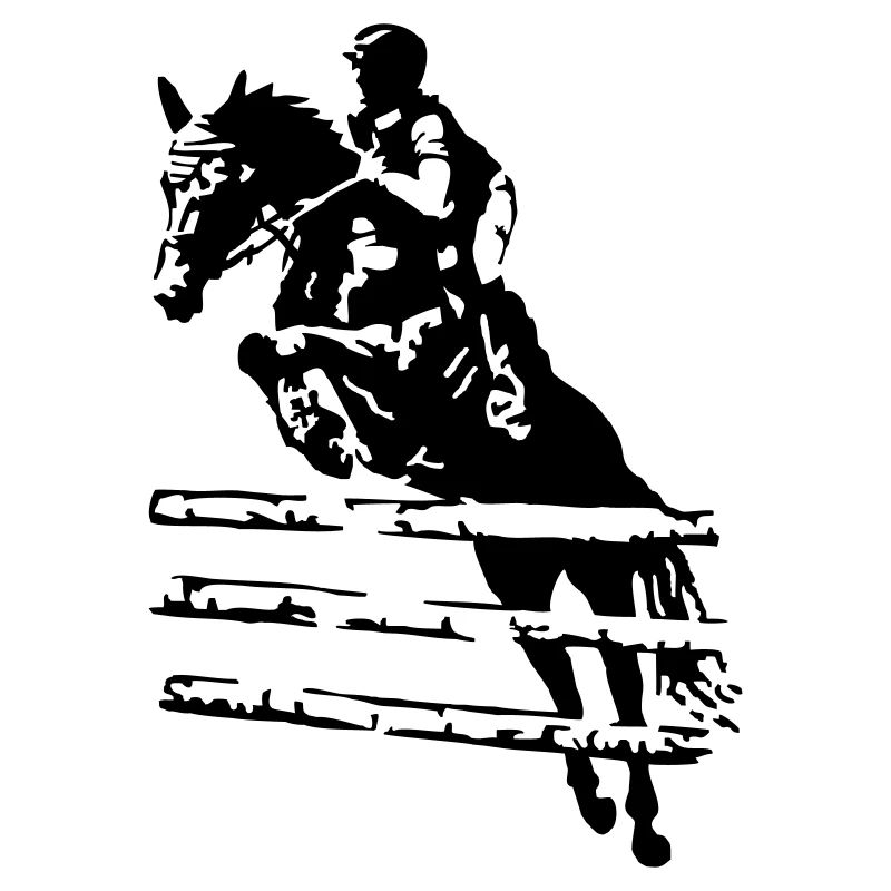 Cavalier de saut d’obstacles