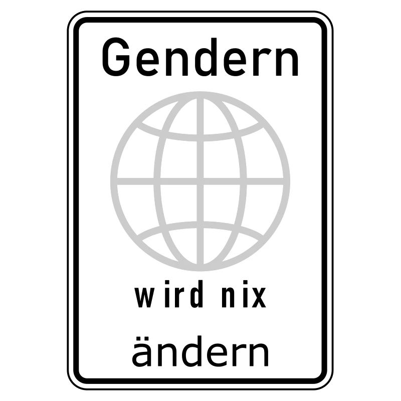 Gendern wird nix ändern