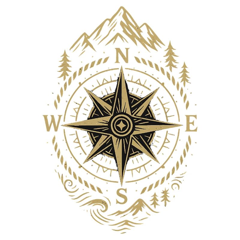 Compass Retro Compass Hipster Gift