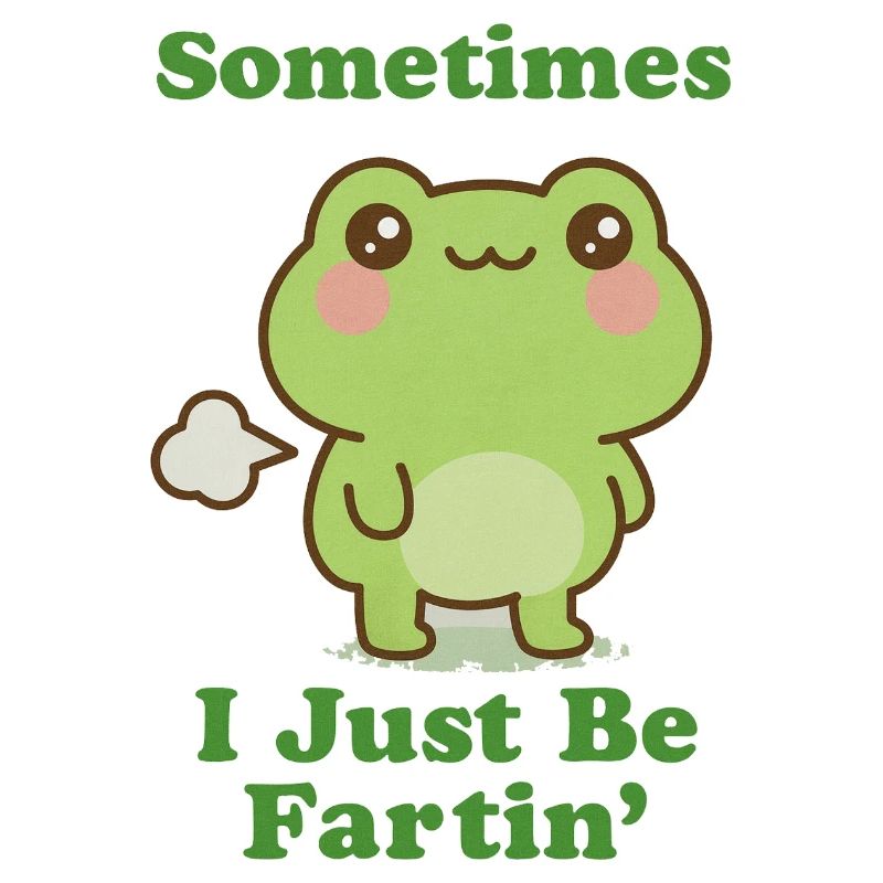 Manchmal bin ich einfach nur ein Furzfrosch