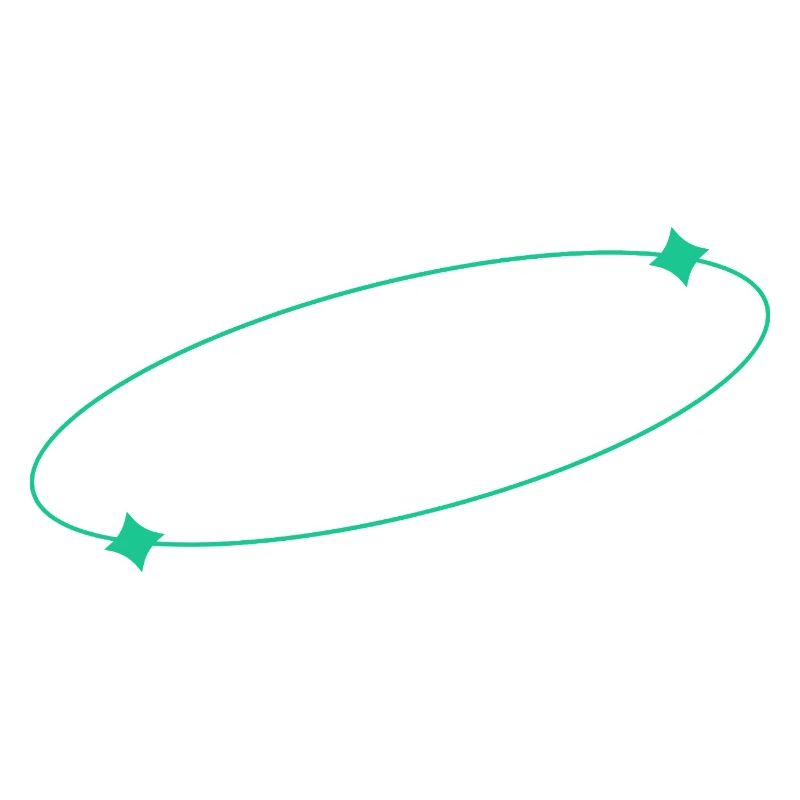 Elliptical Star Ring