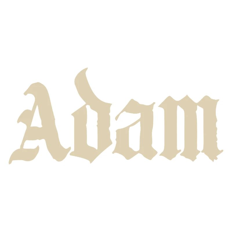 Chemise Adam Gothic Script