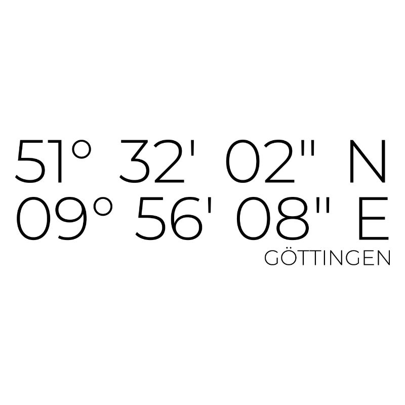 Coordinates Göttingen