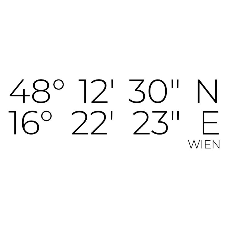 coordinates Vienna, Austria