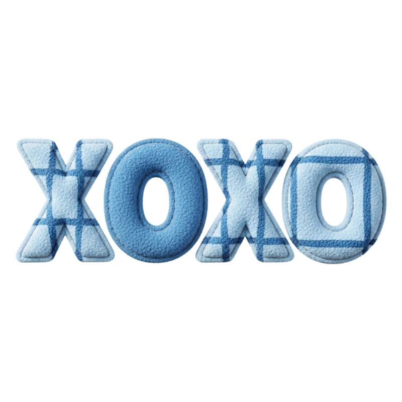 XOXO Patchwork Look mit Stoff Optik