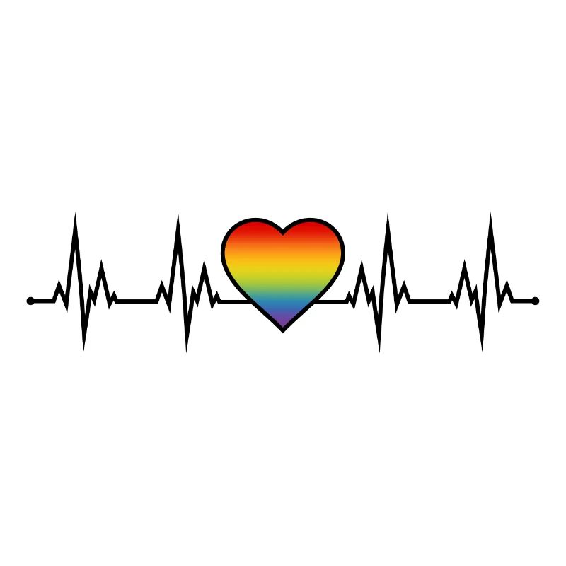 Rainbow heartbeat