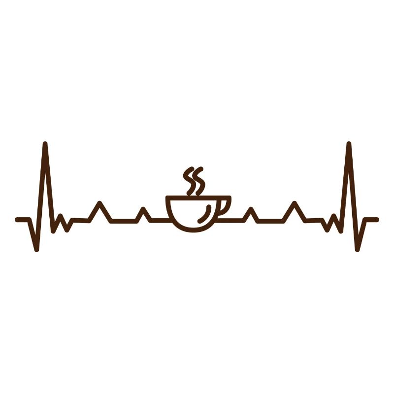 Coffee Pulse Heartbeat Pattern