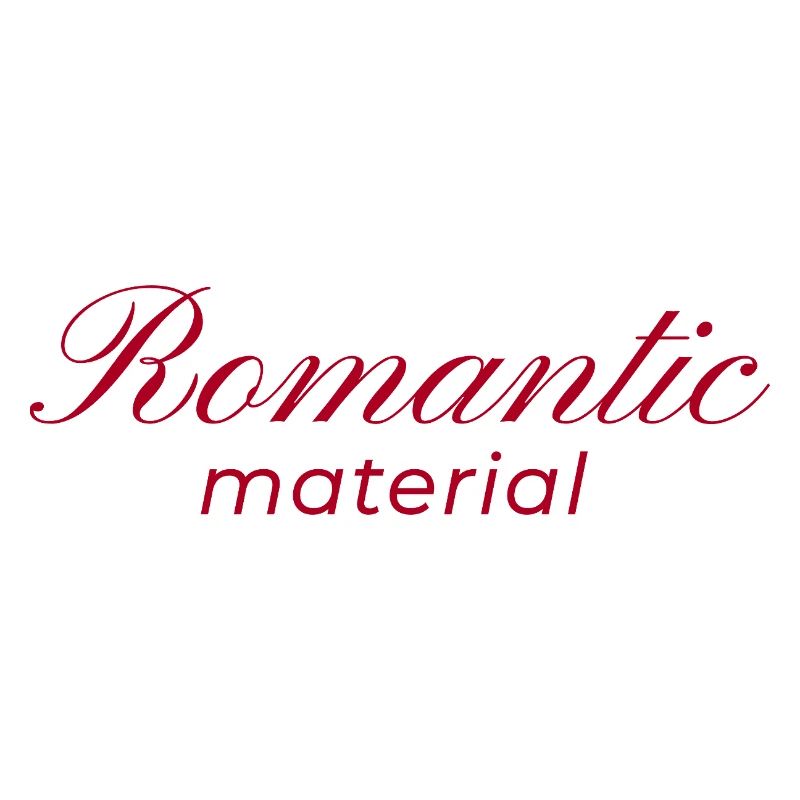 Typography Design Romantic Material