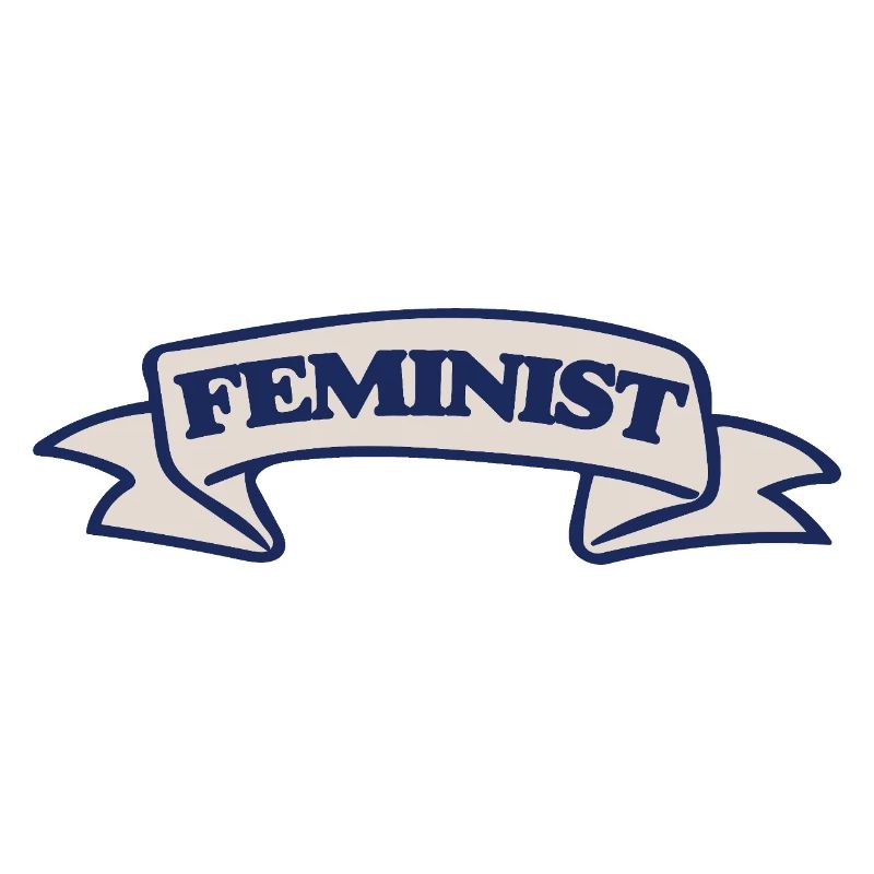 Conception féministe du ruban de blason