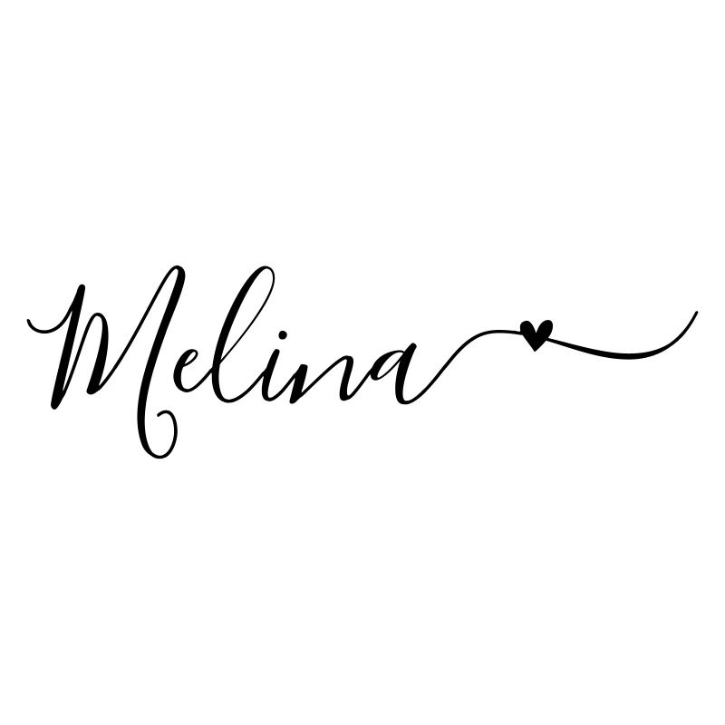 Melina Name First Name Decorative