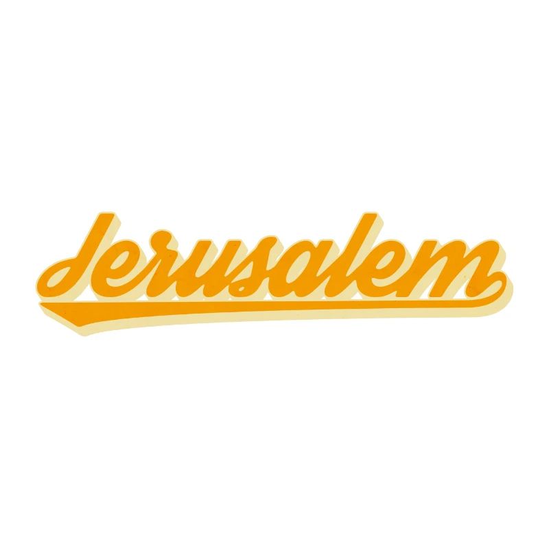 Jerusalem Retro Script