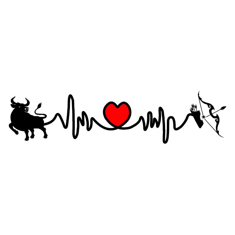 Herzfrequenz Cardio Stier Schütze