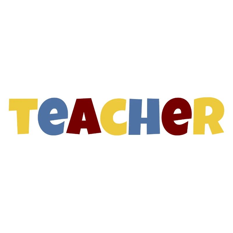Lehrer bunter Text