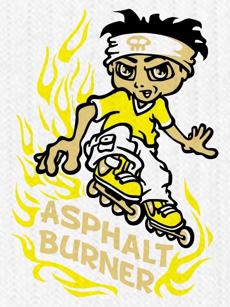 Asphalt burner