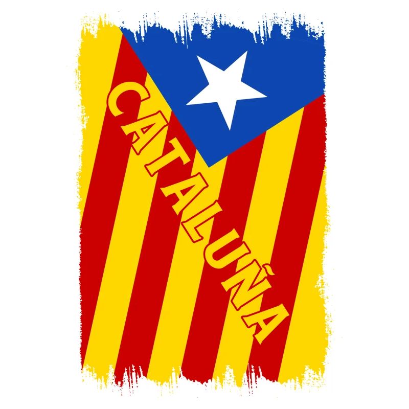 Design du drapeau de Catalogne