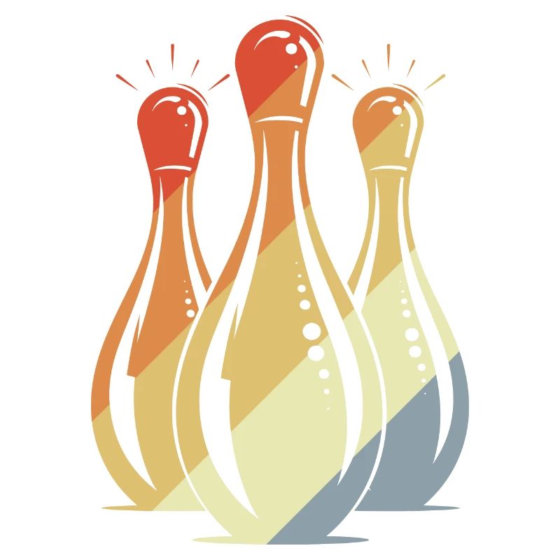 Bowling Graphic Look rétro