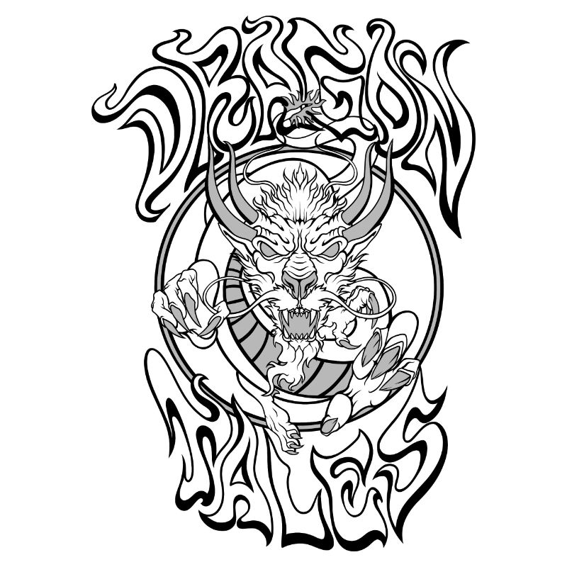 Dragon Tales – Mythical Eastern Dragon Artwork II
