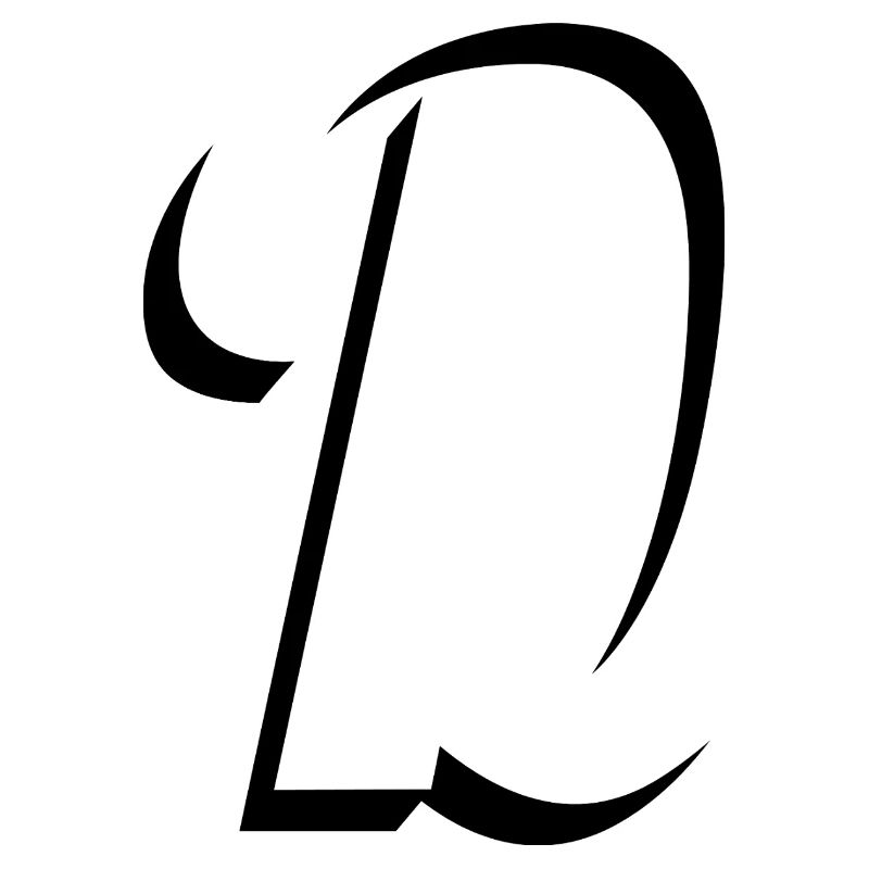 Letter D, Name, der Buchstabe D