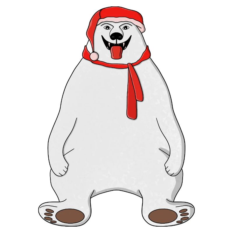Polar Santa Bear