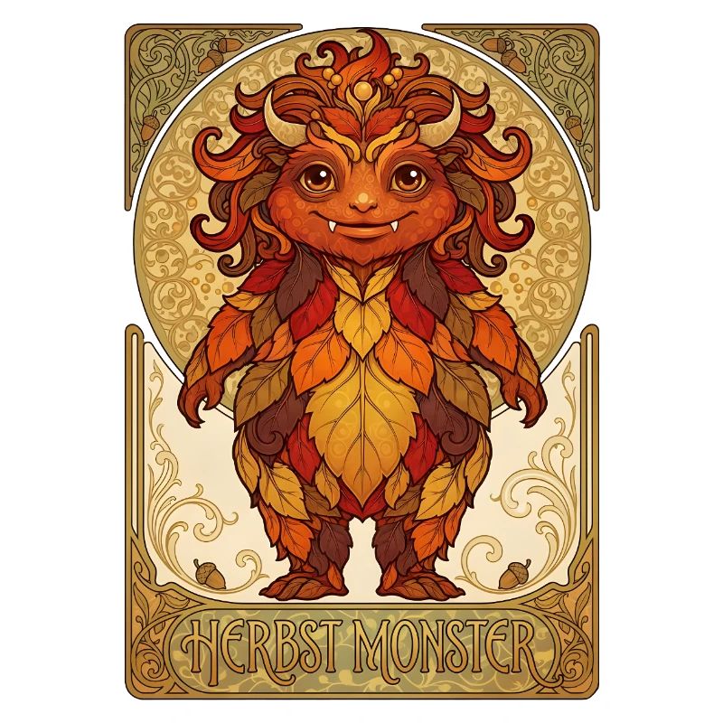 Monstres de feuillage d’automne