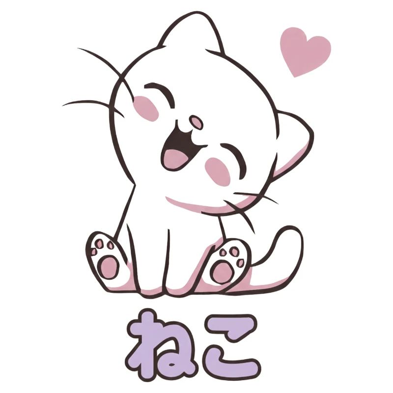 Neko Kuschelkatze Herzchen