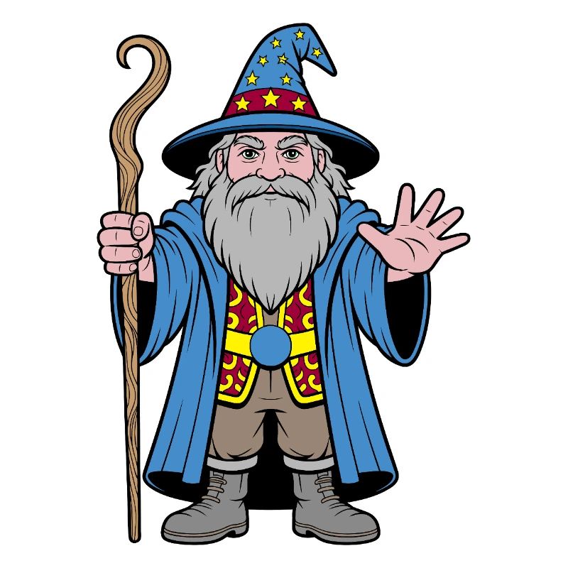 Cosmic Wizard in Starry Hat