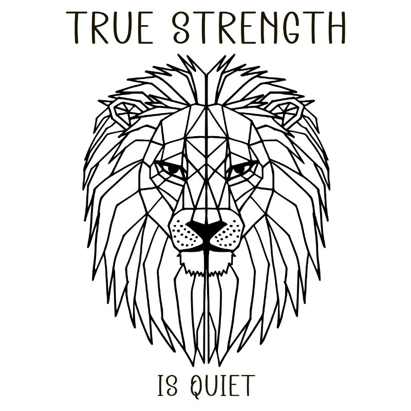 true strength is quiet